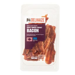 Delhaize | Gerookt spek | Krokant | Sneden 