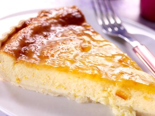 Taart met citrusflan