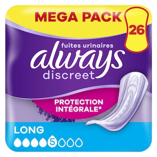 Serviettes | Fuites Urinaires | Long
