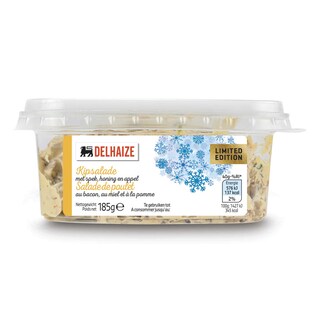 Delhaize | 185G SALADE POULET LARDON MIEL POMME 