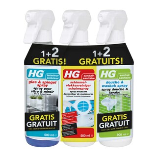HG | Schimmelvlekkenreiniger | Schuimspray | 1+2 G 