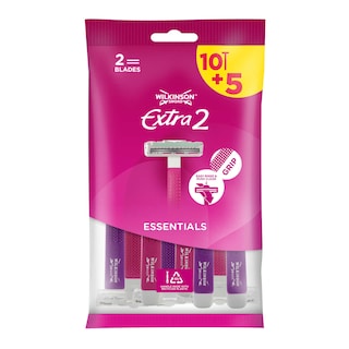 Wilkinson Sword | Rasoirs jetables | Extra 2 beauty | 10+5 grat 