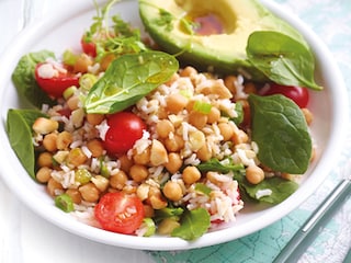 Salade de pois chiches et de riz