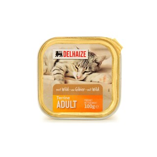 Delhaize | Aliment chat | Terrine | Gibier 