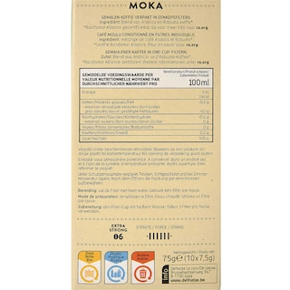 Delhaize | Café | Moka | Filtres 