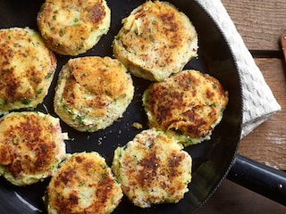 Aardappelkoekjes met Ardense ham