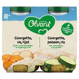 Repas | Courgette Poisson Riz | 8M