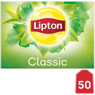 Lipton | Thé vert | Classique | 50 Sachets 50 x 1,3 gr