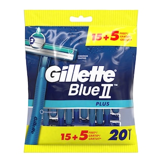 Gillette | Blue II | Bue 2 plus | Disposable | 15+5 gr 