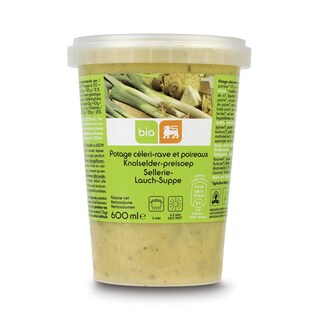 Delhaize | Bio | Soupe | Céleri-rave - Poireaux | Bio 