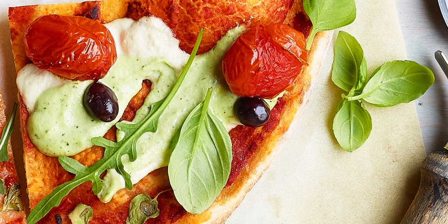 Pizza margherita zonder lactose