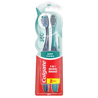 Colgate | 2st | Tandenborstel | 360 | Deep Clean | Medium 2 st
