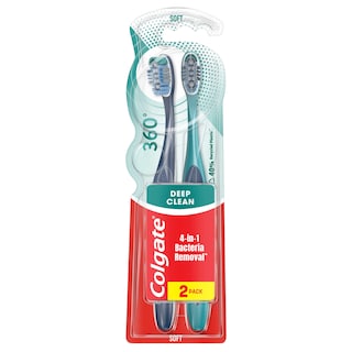 Colgate | 2st | Tandenborstel | 360 | Deep Clean | Medium 