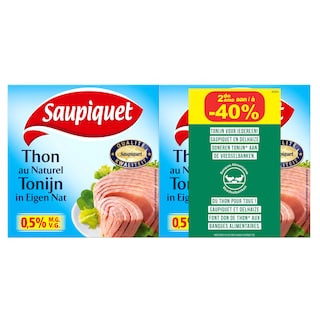 Saupiquet | Thon | Nature | 2ieme 40% 