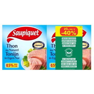 Saupiquet | Thon | Nature | 2ieme 40% 