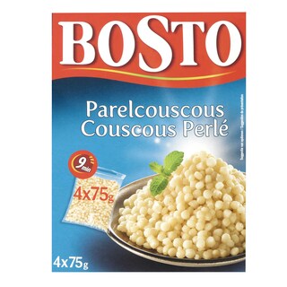 Bosto | Couscous | Perle | Sachet 4 x 75 gr