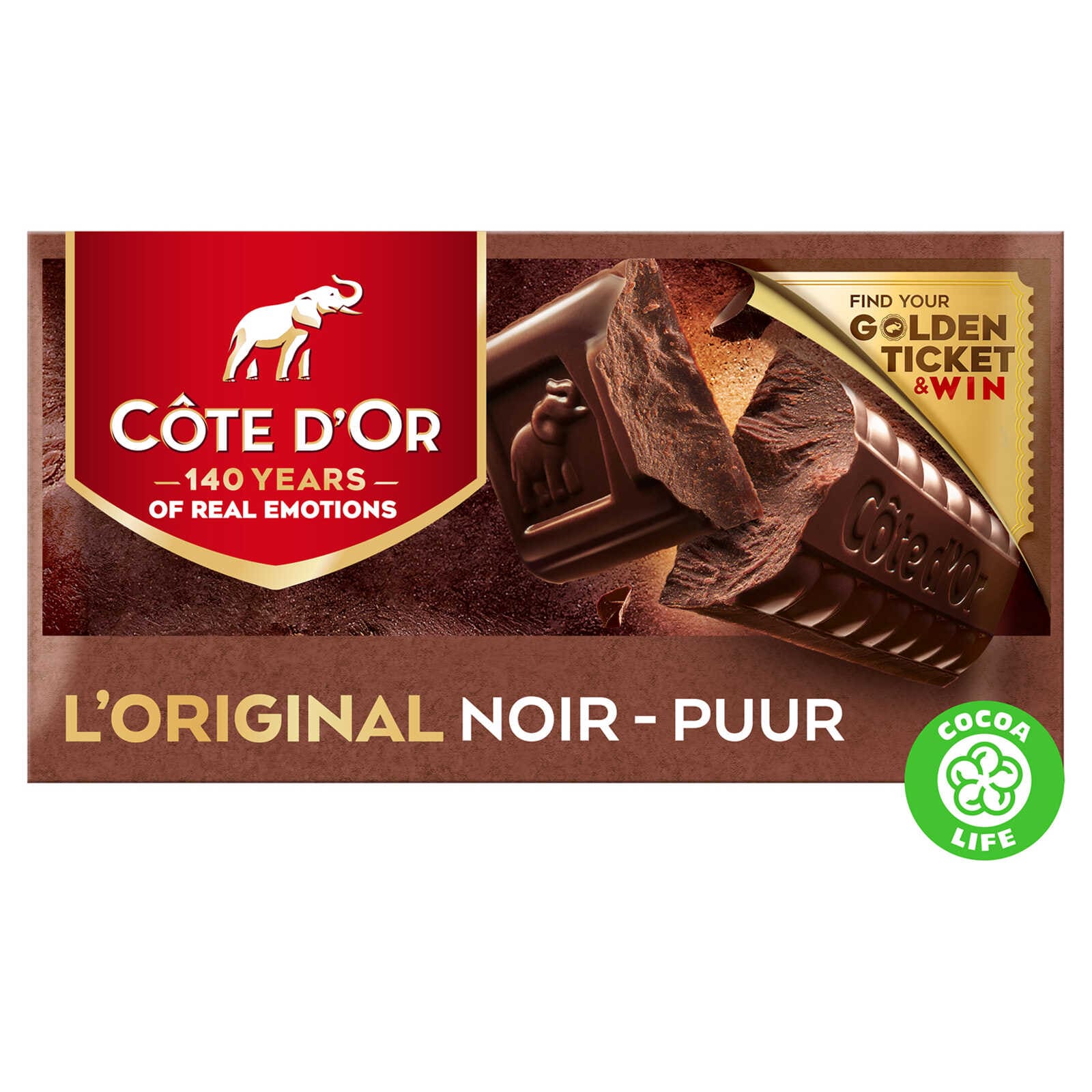 Côte d'Or, Chocolat, Chocolat Noir, Fondant, 400 gr