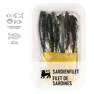 Delhaize | Sardienfilet | Gemarineerd | Grillschotel 