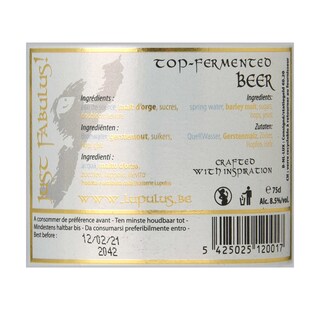 Lupulus | Blond bier | Tripel | 8,5% ALC. | Fles 