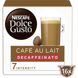 Café | Café au lait décaféiné | 16 capsules