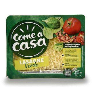 Come a Casa | Lasagne Verde 2X400G+ Plat 