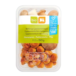 Delhaize | Bio | Champignons | Gastronomisch | Bio | Trio 