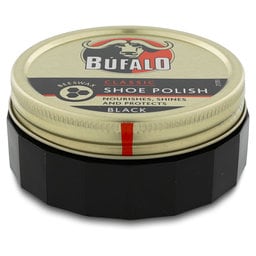Bufalo | Cirage en crème | Classic | Cire d'abeille | Noir 