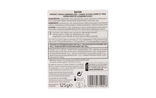 Delhaize | Emince de bacon fumé 125 gr