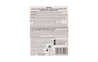 Delhaize | Gerookte bacon flinterdun 