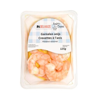 Delhaize | Crevettes confites à l'anis 
