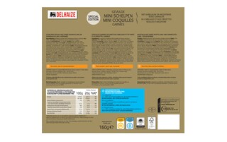 Delhaize | Mini coquilles 8 x 20 gr
