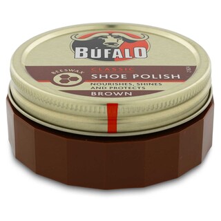 Bufalo | Cirage en crème | Classic | Cire d'abeille | Brun 