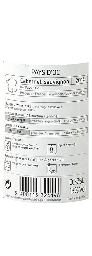 France - Frankrijk | Oc IGP | Cabernet Sauvignon Rouge 