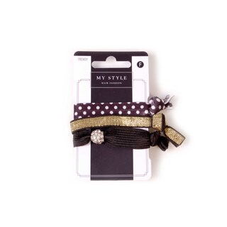MyStyle | Trend | Armband | Elastiek | Zwart-strass 