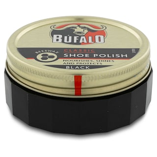 Bufalo | Cirage en crème | Classic | Cire d'abeille | Noir 