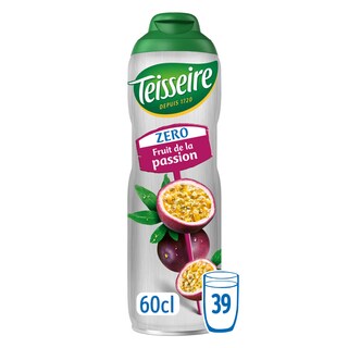 Teisseire | Zéro | Siroop | Passievrucht | Zero Suiker 60 cl