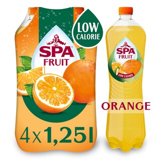 Spa | Fruit | Limonade | Bruisend |Orange | PET 4 x 1,25 l
