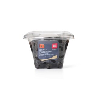 Delhaize | Olives | Noir | Ridé | Avec noyaux 