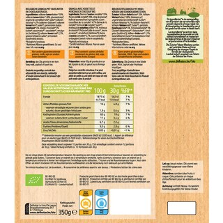 Delhaize | Granola | Chocolat | Bio 350 gr