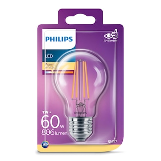 Philips | Lampe | LED | Clasic | 60W | A60 | E27 | WW 