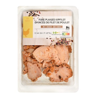 Delhaize | Emincés filet de poulet rôti | 5 baies épices 