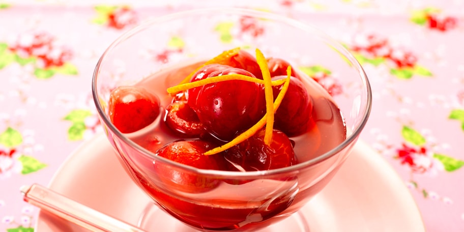 Cerises au porto et aux épices