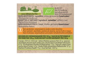 Delhaize | Bio | Beurre | Noisettes | Bio 250 gr