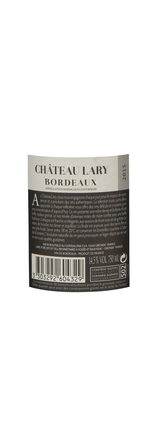 France - Frankrijk | Bordeaux - Bordeaux AC | Château Lary 2015 