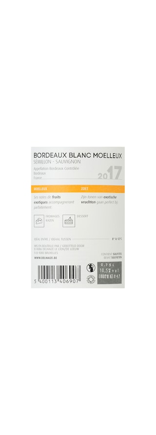France - Frankrijk | Bordeaux - Bordeaux | Bordeaux Blanc Moelleux 2017 
