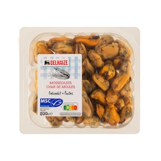 Delhaize | Mosselvlees | Gekookt 