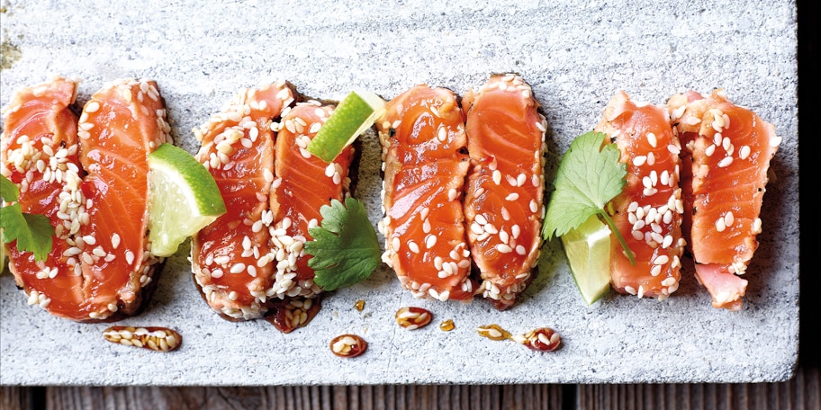 Tataki van zalm