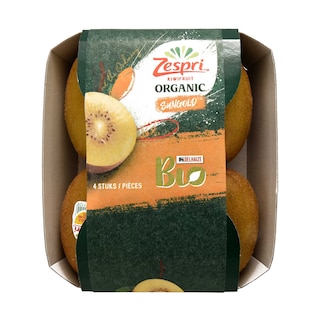 Delhaize | Bio | Kiwi | Jaune | 4pc | Bio 