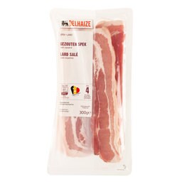 Delhaize | Gezouten spek 