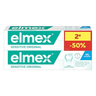 Elmex | Tandpasta | Sensitive | 2x75ml | Promopack 2e50% 